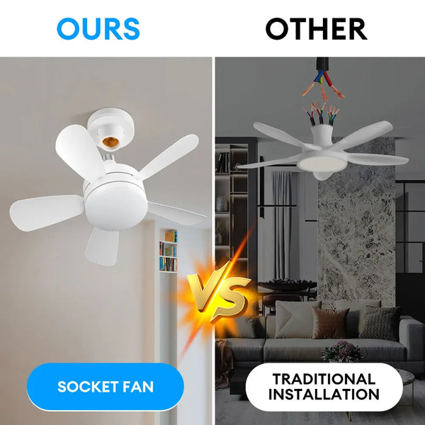 Ventilador LED Silencioso Ajustable